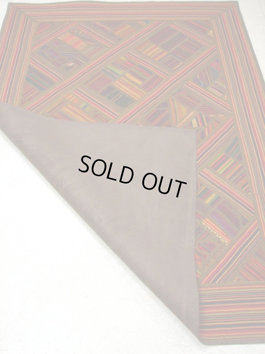 画像5: ペルシャキリムパッチワークラグB138TR198x144 (5)