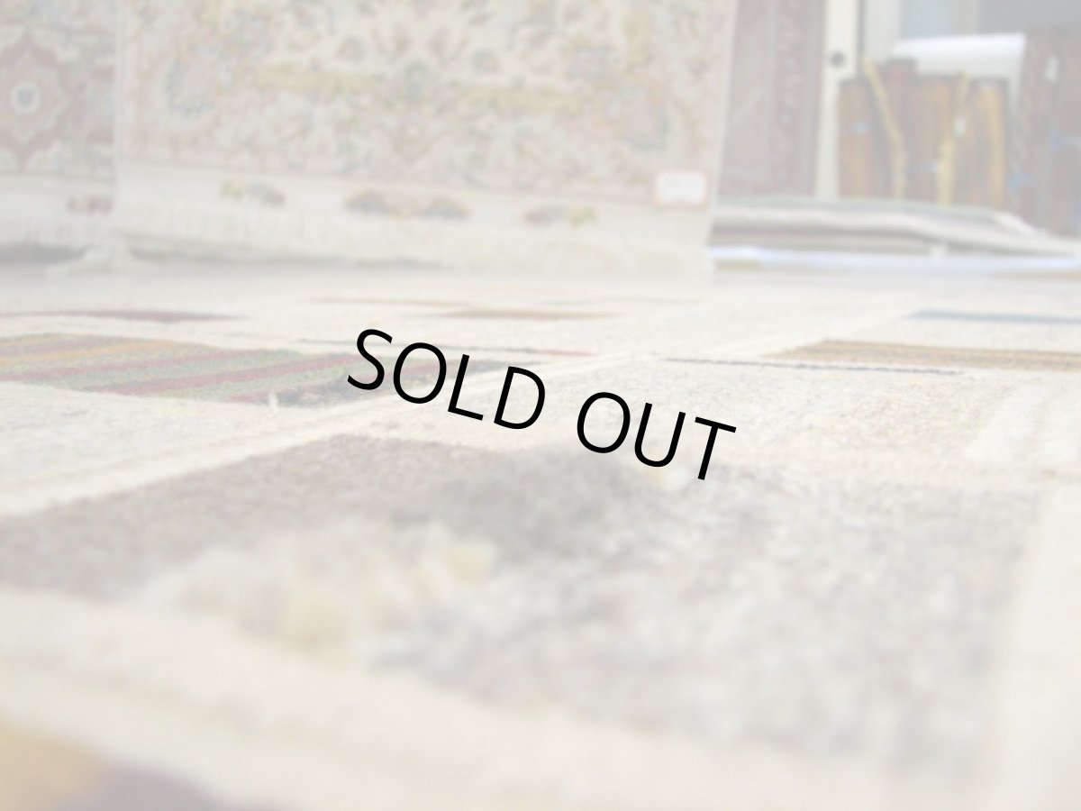 画像3: ペルシャキリムギャッベパッチワークラグB141TR148x103 (3)