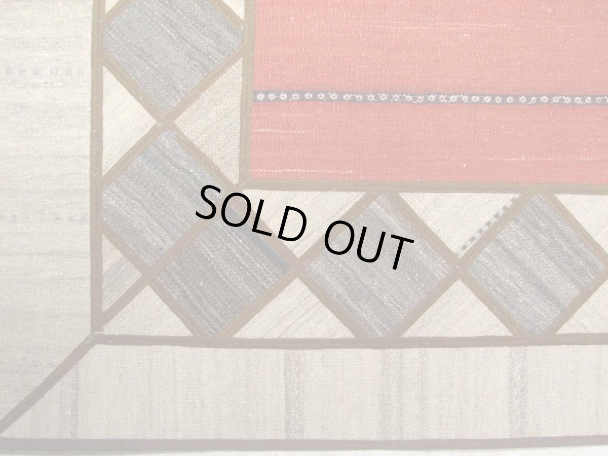 画像2: ペルシャキリムギャッベパッチワークラグB139TR213x149 (2)