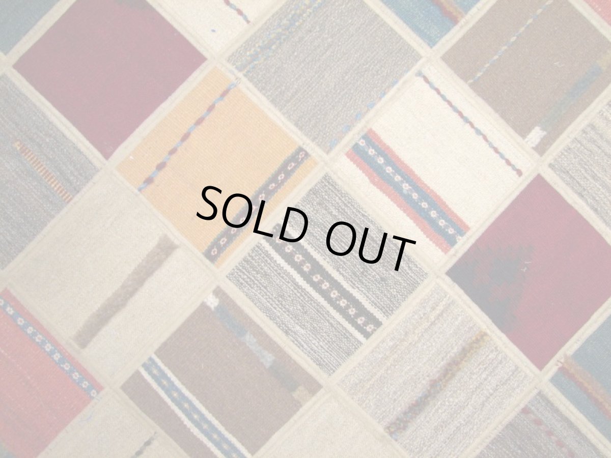 画像4: ペルシャキリムギャッベパッチワークラグNo.B137_207x150 (4)