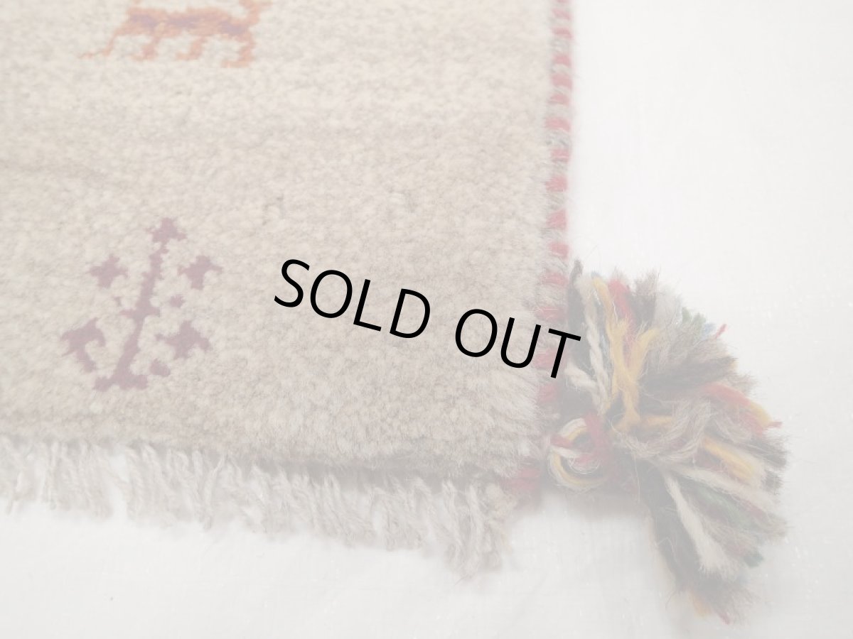 画像2: 座布団サイズミニギャッベMiniGabbeh38x42 (2)