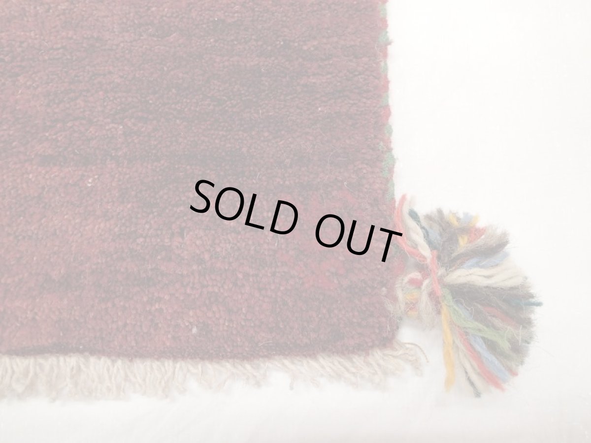 画像2: 座布団サイズミニギャッベMiniGabbeh_35x40 (2)