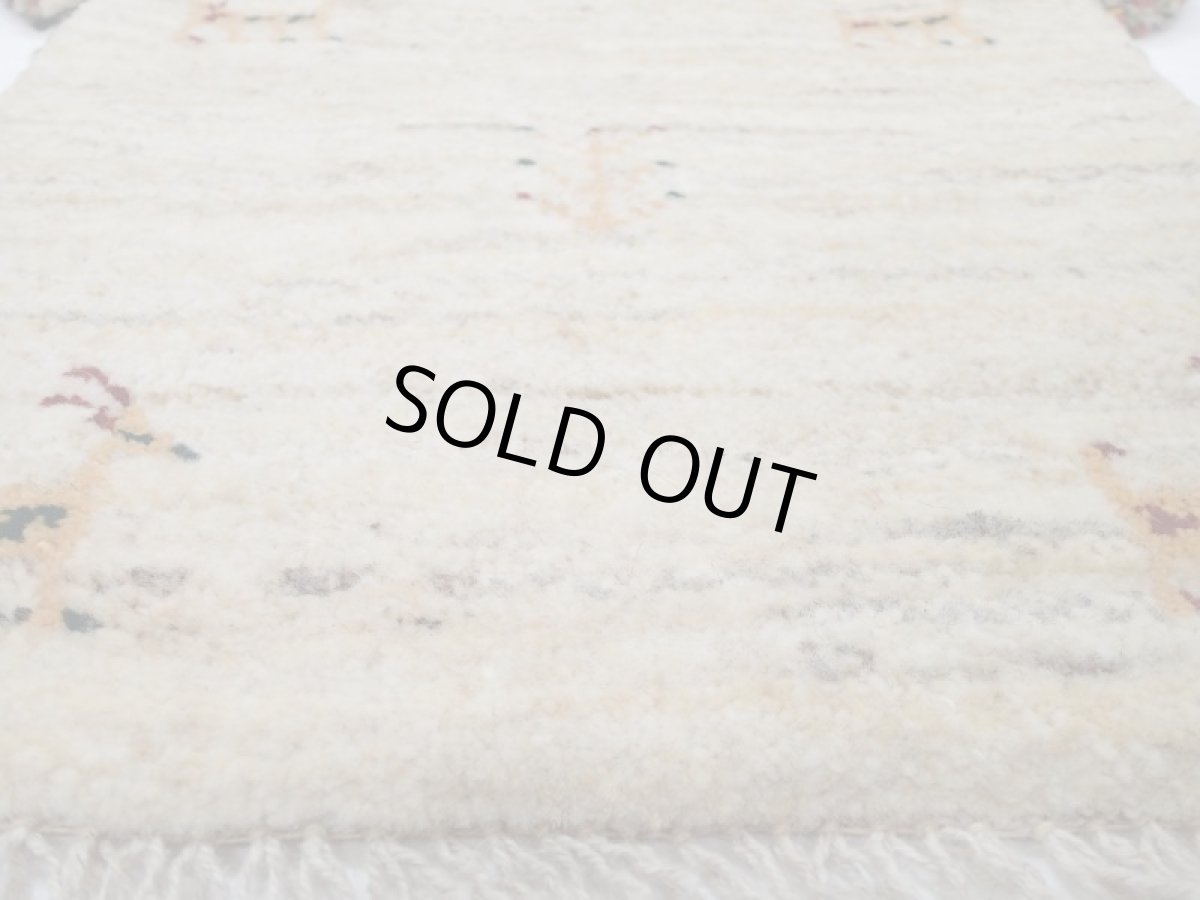 画像3: 座布団サイズミニギャッベ_C25_MiniGabbeh_39x38 (3)