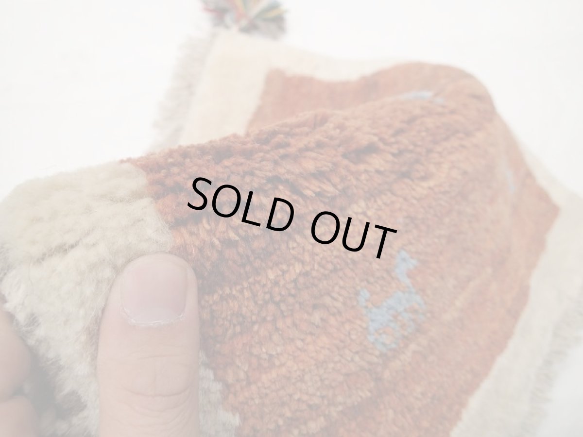 画像4: 座布団サイズミニギャッベ_C46_MiniGabbeh_39x38 (4)