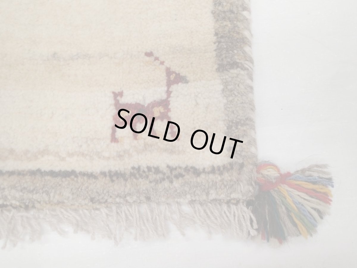 画像4: 座布団サイズミニギャッベMiniGabbeh_41x36 (4)