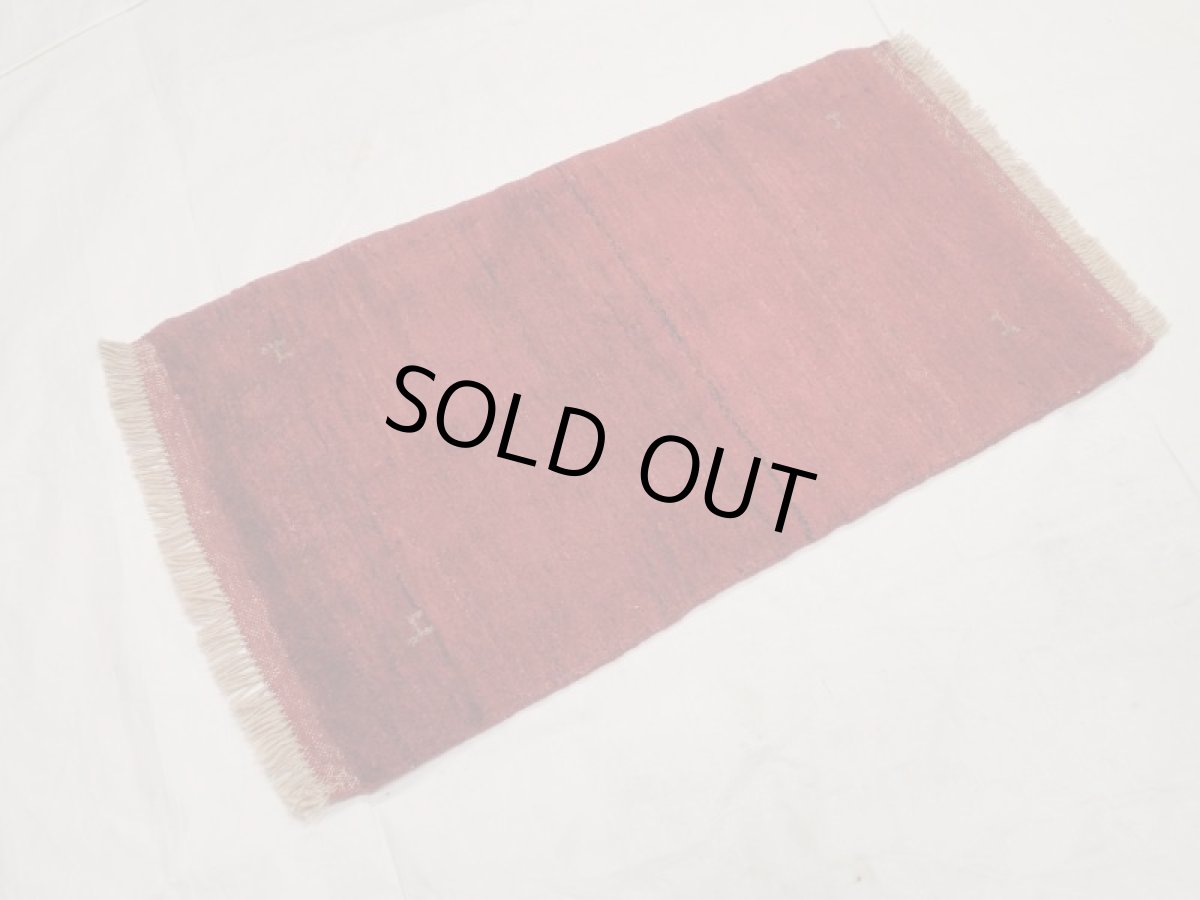 画像2: 玄関マットサイズギャッベ_C68_Gabbeh_93x55 (2)