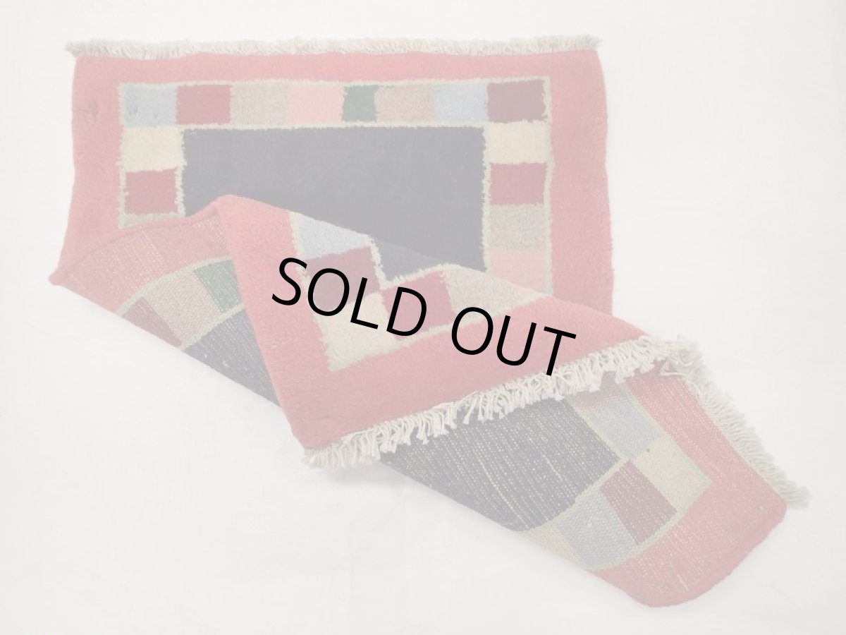 画像4: 足元マットサイズミニギャッベ_C61_LongMiniGabbeh_50x68 (4)