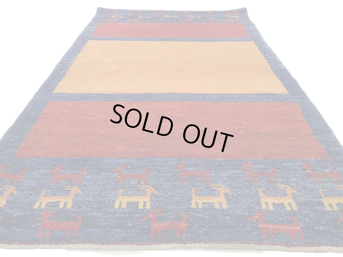 画像2: センターラグサイズギャッベ_B50_Gabbeh_198x111 (2)