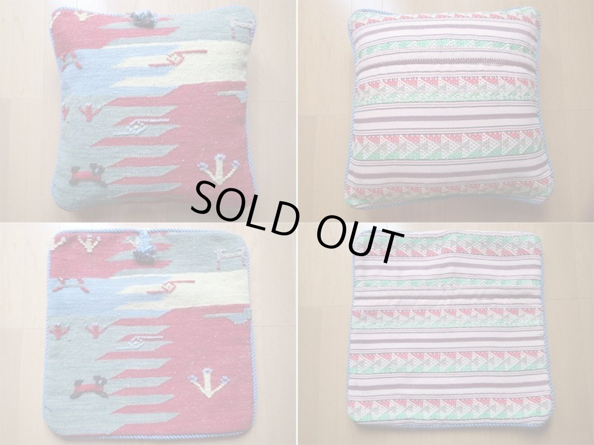 画像4: キリムクッションカバー_A124_KlimCushionCover_50x40 (4)