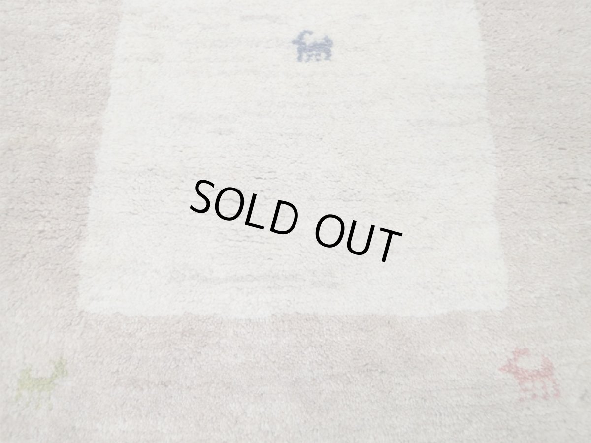 画像4: 玄関マットサイズギャッベ_C87_Gabbeh_78x58 (4)