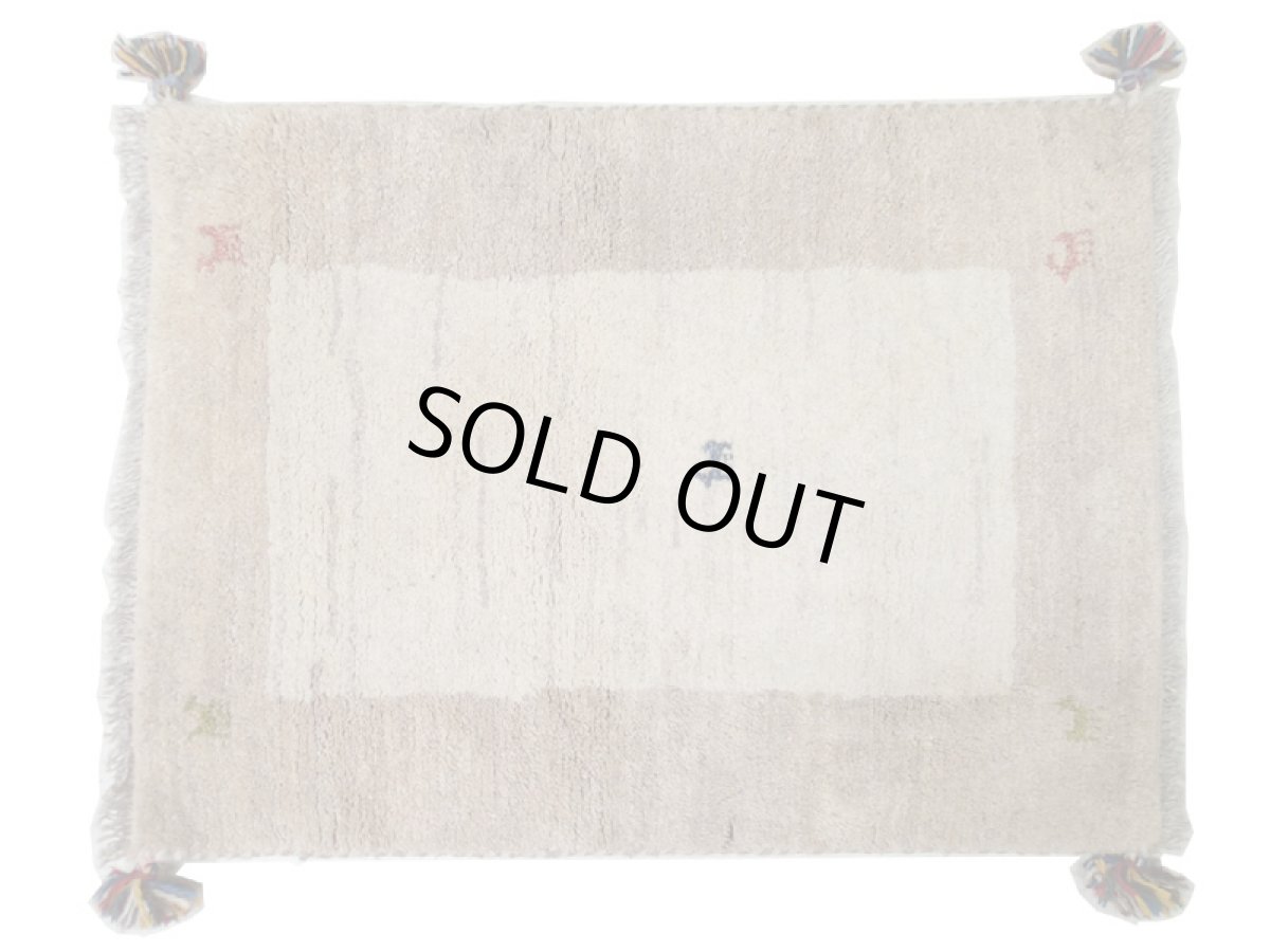 画像2: 玄関マットサイズギャッベ_C87_Gabbeh_78x58 (2)