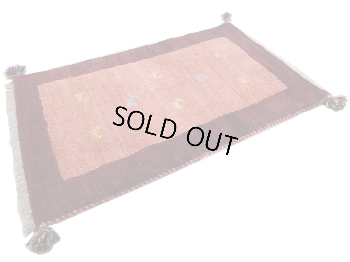 画像3: 玄関マットサイズギャッベ_C90_Gabbeh_92x58 (3)