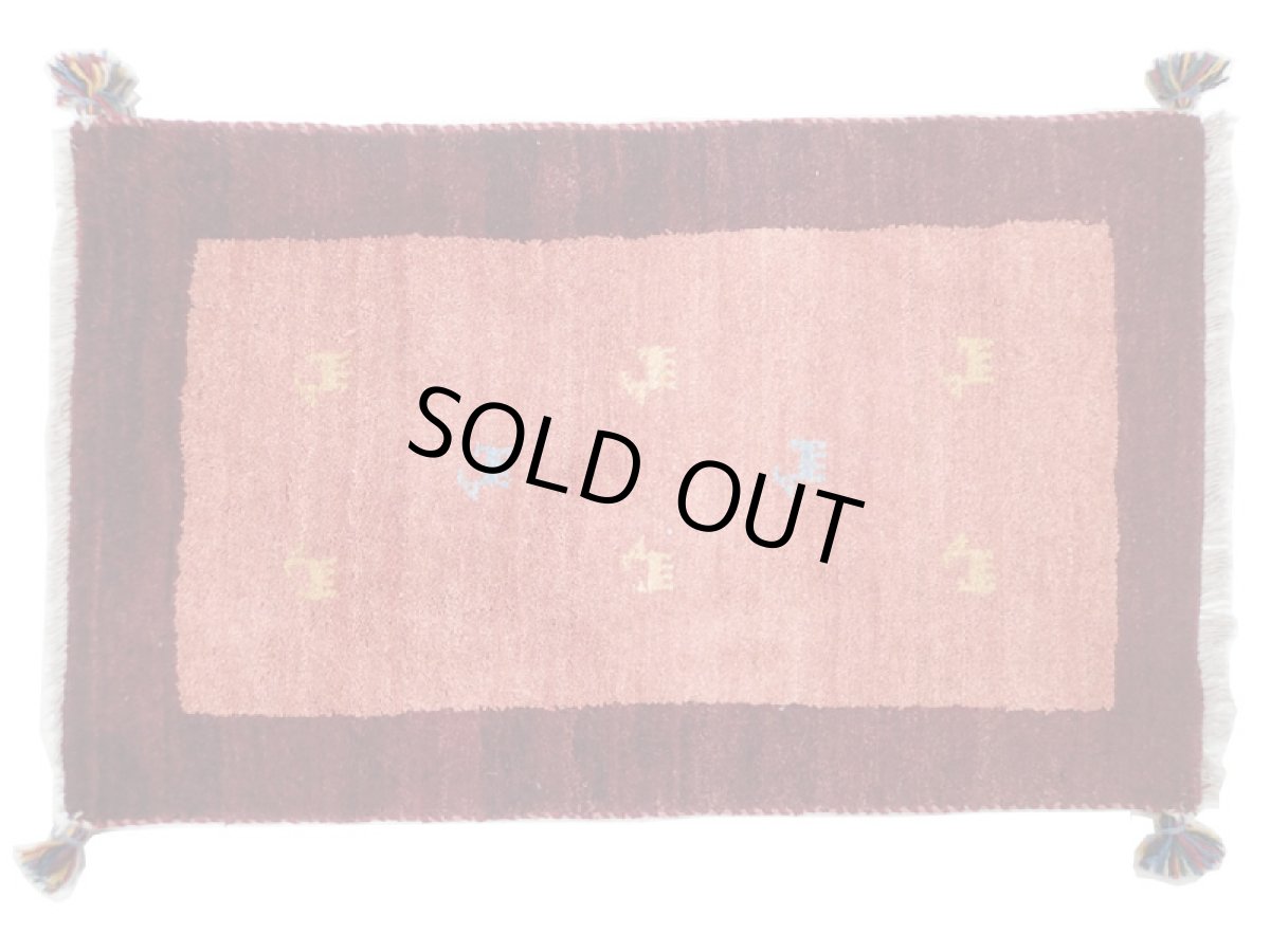 画像2: 玄関マットサイズギャッベ_C90_Gabbeh_92x58 (2)