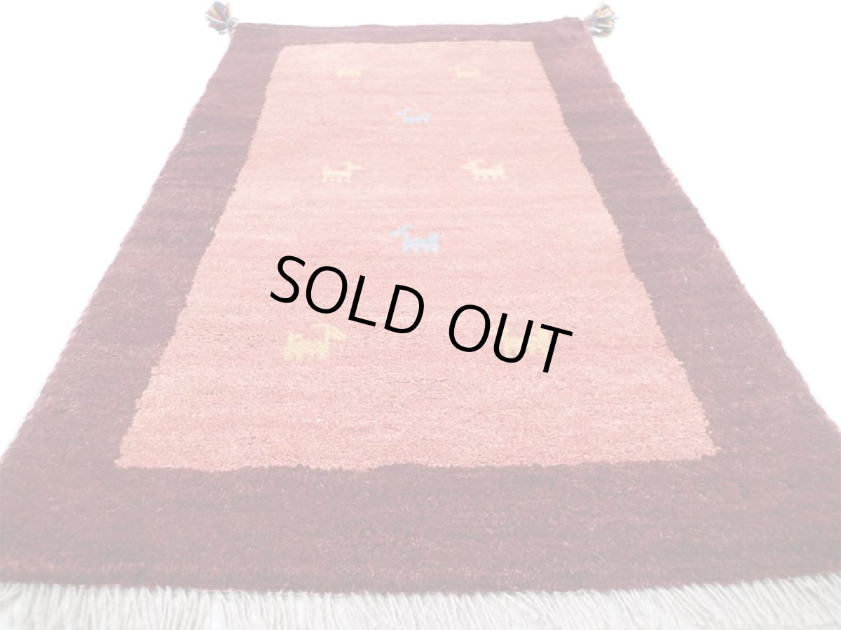 画像4: 玄関マットサイズギャッベ_C90_Gabbeh_92x58 (4)