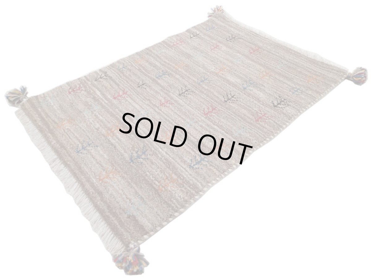 画像3: 玄関マットサイズギャッベGabbeh_87x60 (3)