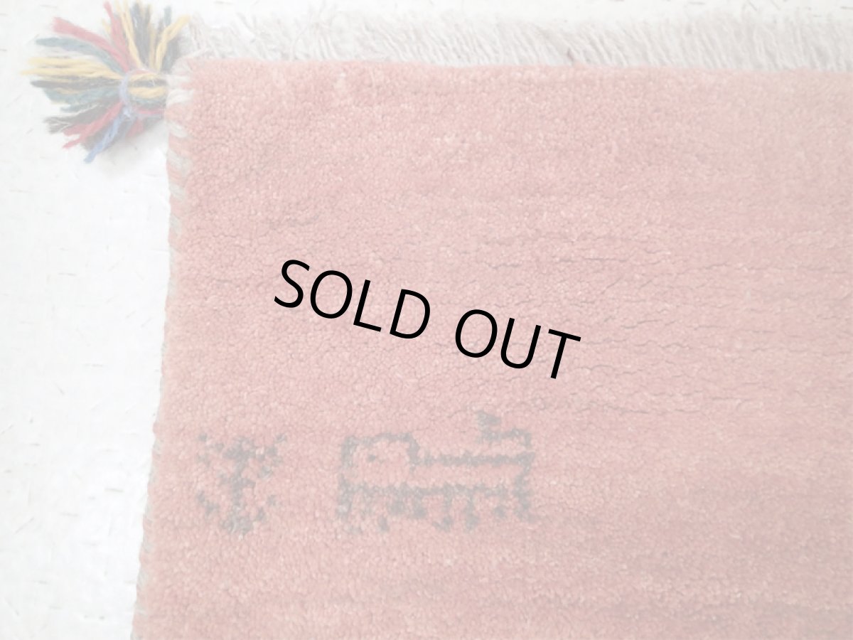 画像4: 玄関マットサイズギャッベ_C101_Gabbeh_86x61 (4)