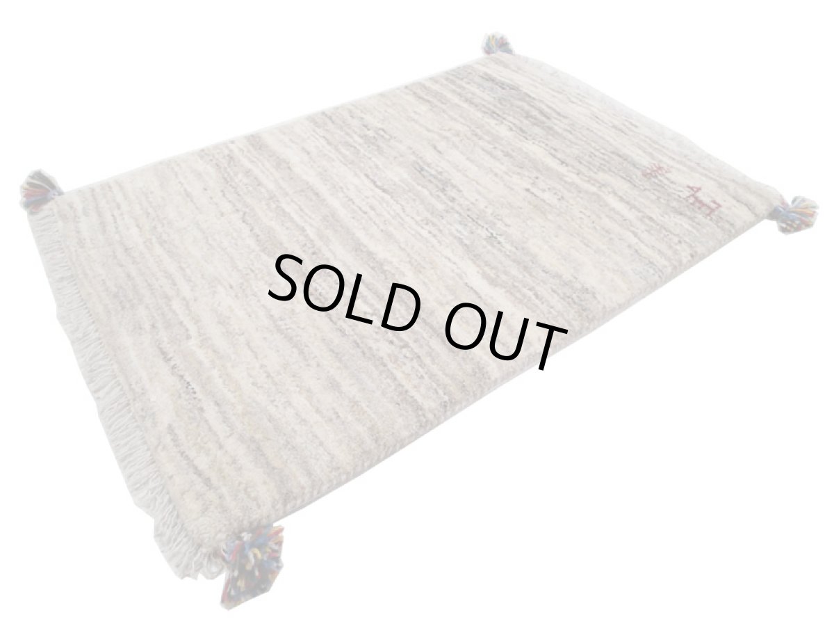 画像3: 玄関マットサイズギャッベ_C102_Gabbeh_87x61 (3)