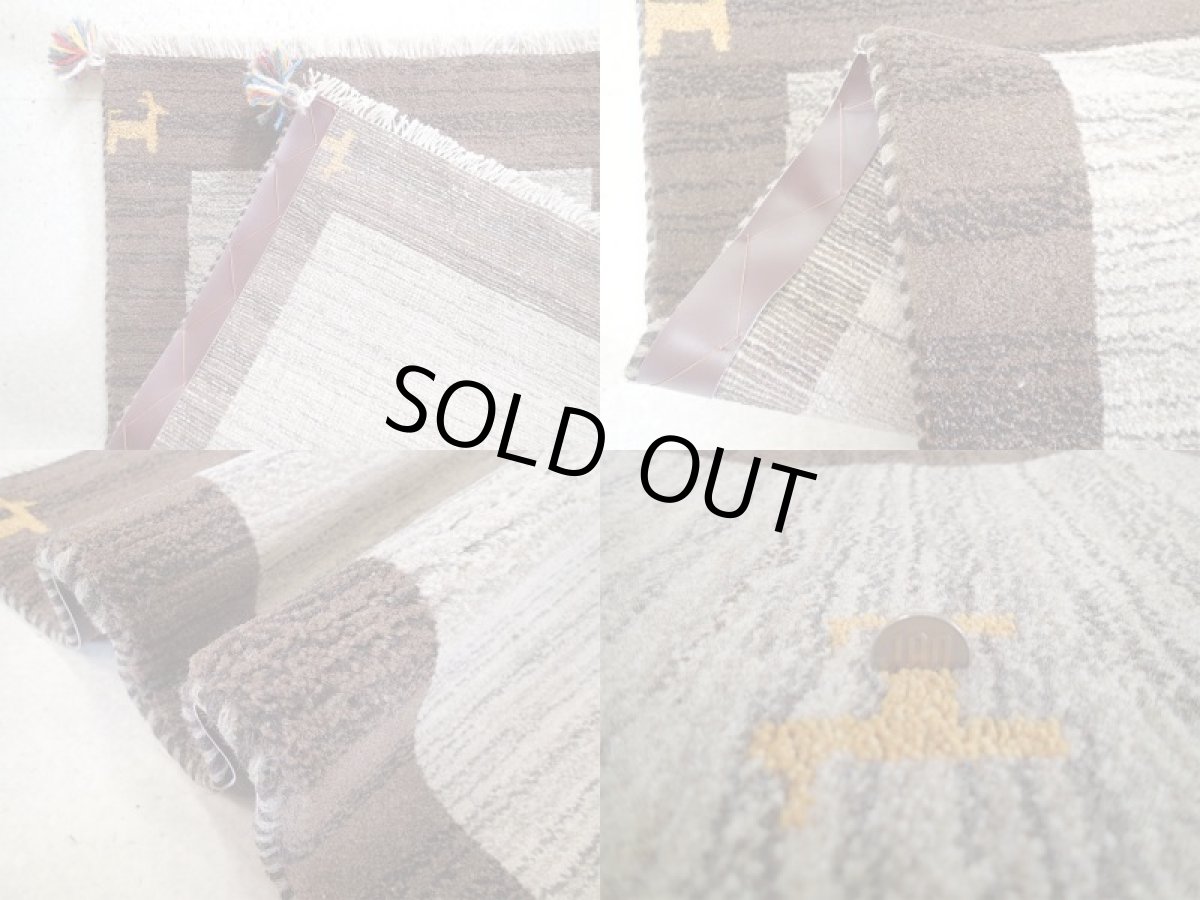 画像5: 玄関マットサイズギャッベ_C75_Gabbeh_91x61 (5)