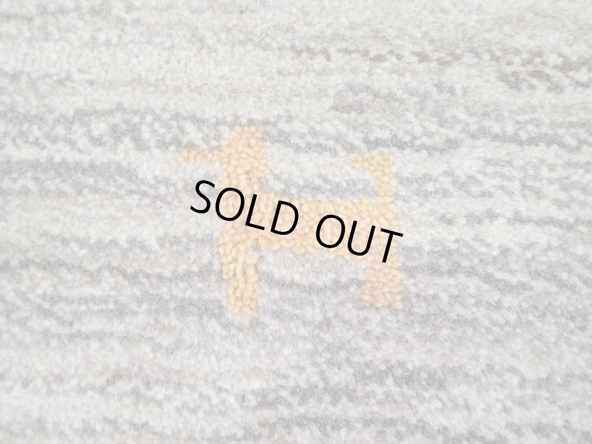 画像4: 玄関マットサイズギャッベ_C75_Gabbeh_91x61 (4)