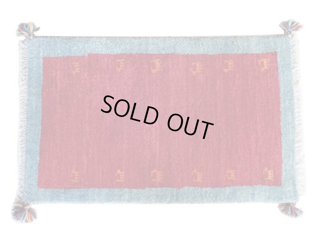 画像2: 玄関マットサイズギャッベ_C78_Gabbeh_95x59 (2)