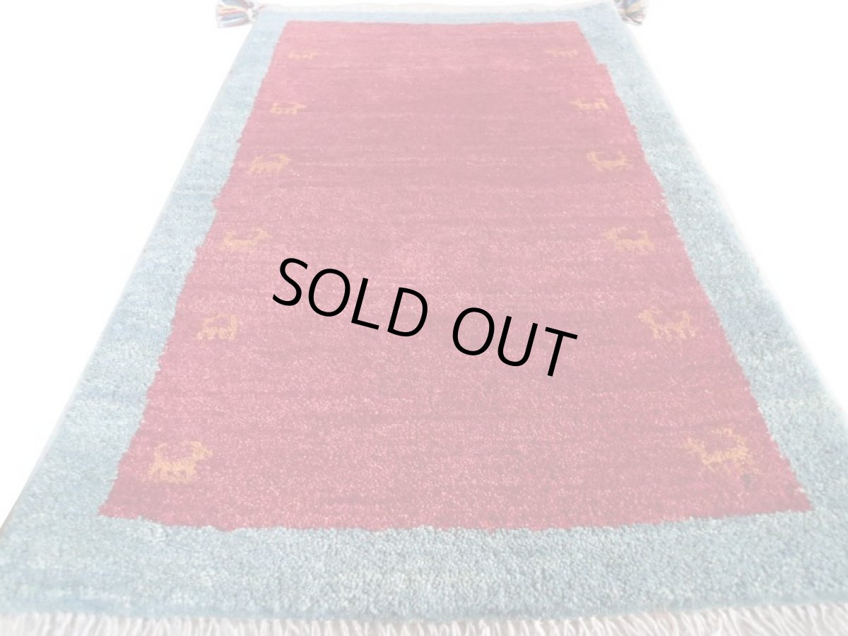 画像4: 玄関マットサイズギャッベ_C78_Gabbeh_95x59 (4)