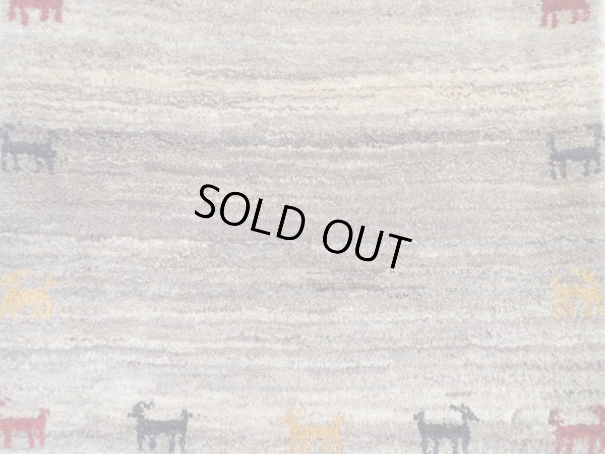 画像4: 玄関マットサイズギャッベ_C82_Gabbeh_76x60 (4)