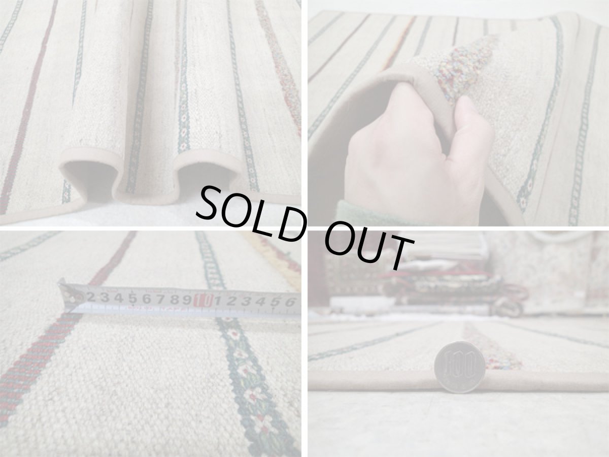 画像5: ギャッベキリムジャジムパッチワークラグ_センターラグサイズ1545c_153×101 (5)