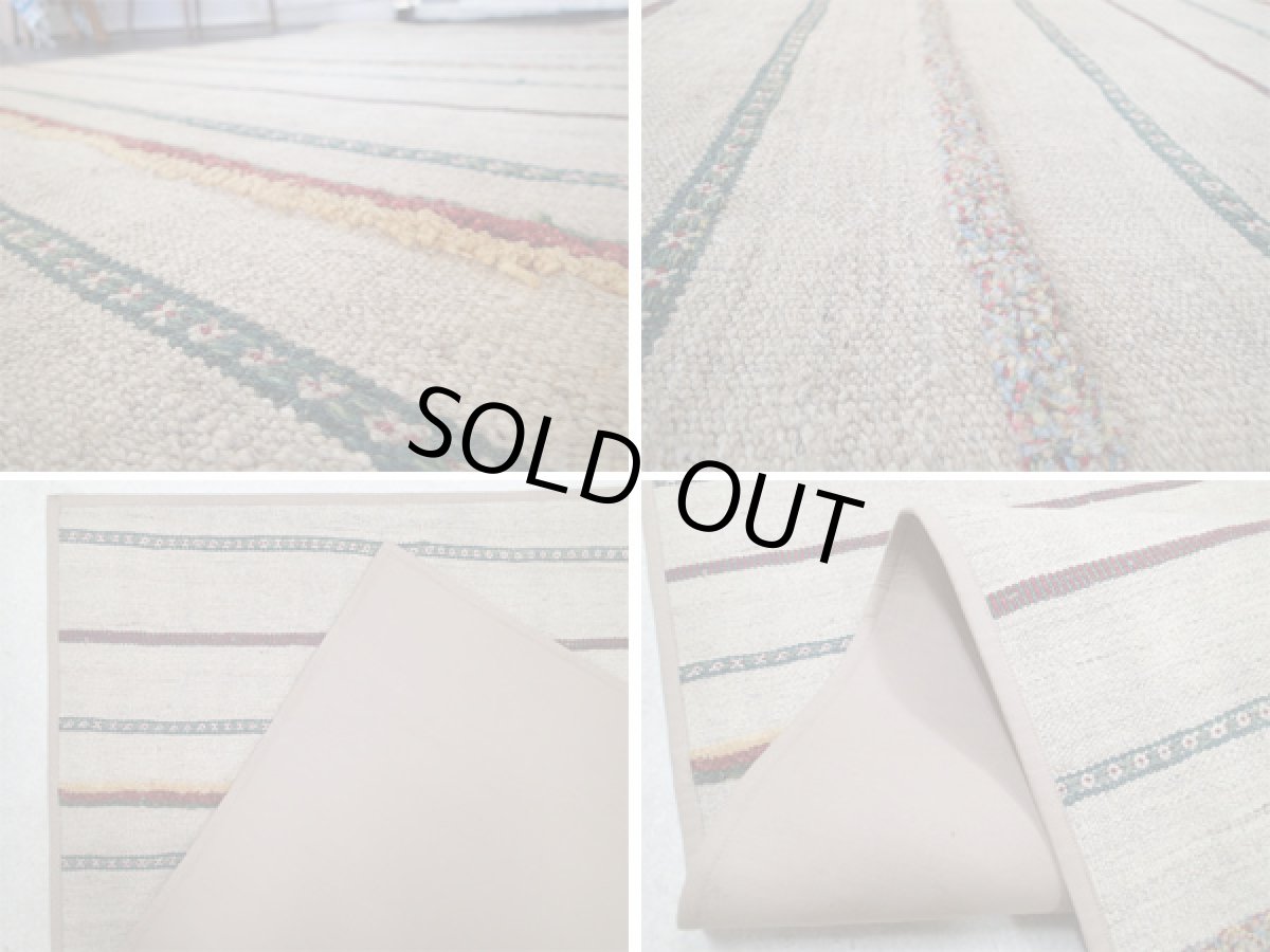 画像4: ギャッベキリムジャジムパッチワークラグ_センターラグサイズ1545c_153×101 (4)