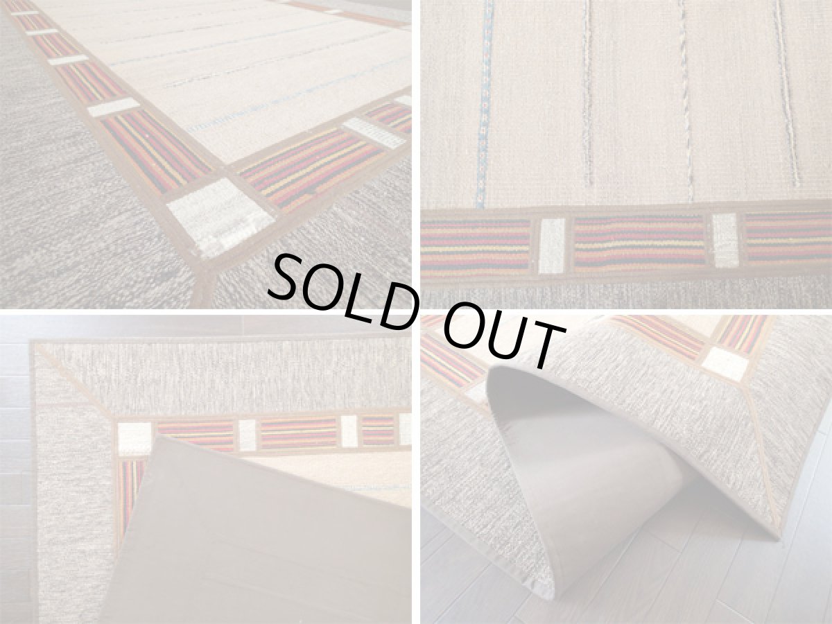 画像4: ギャッベキリムジャジムパッチワークラグ_センターラグサイズ5293_208×143 (4)