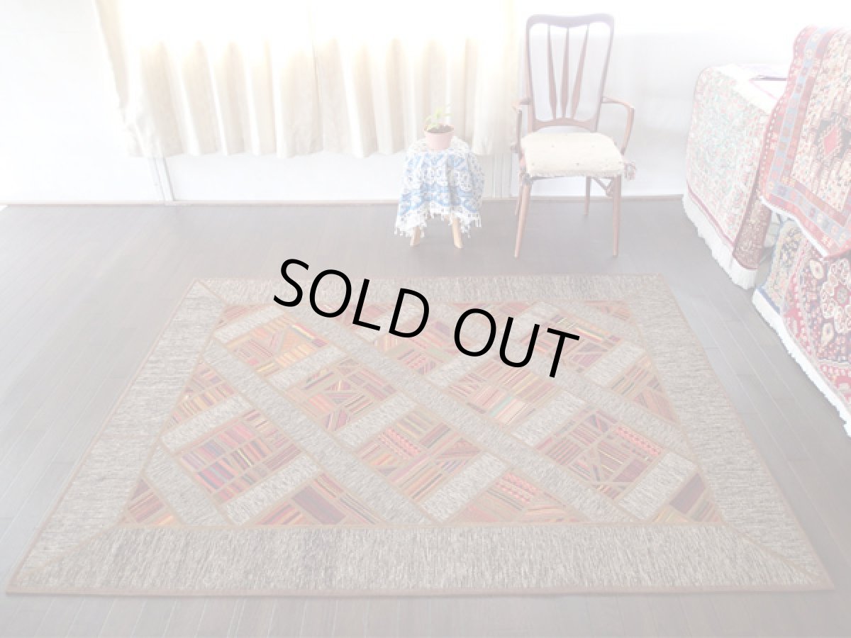 画像2: キリムジャジムパッチワークラグ1794_205×151 (2)