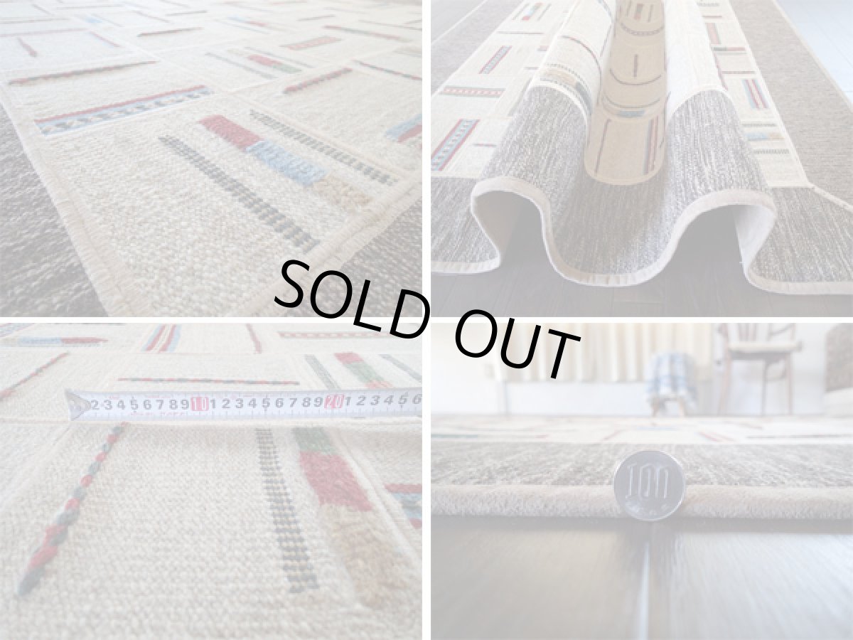 画像5: ギャッベキリムジャジムパッチワークラグ_センターラグサイズ1630_194×157 (5)