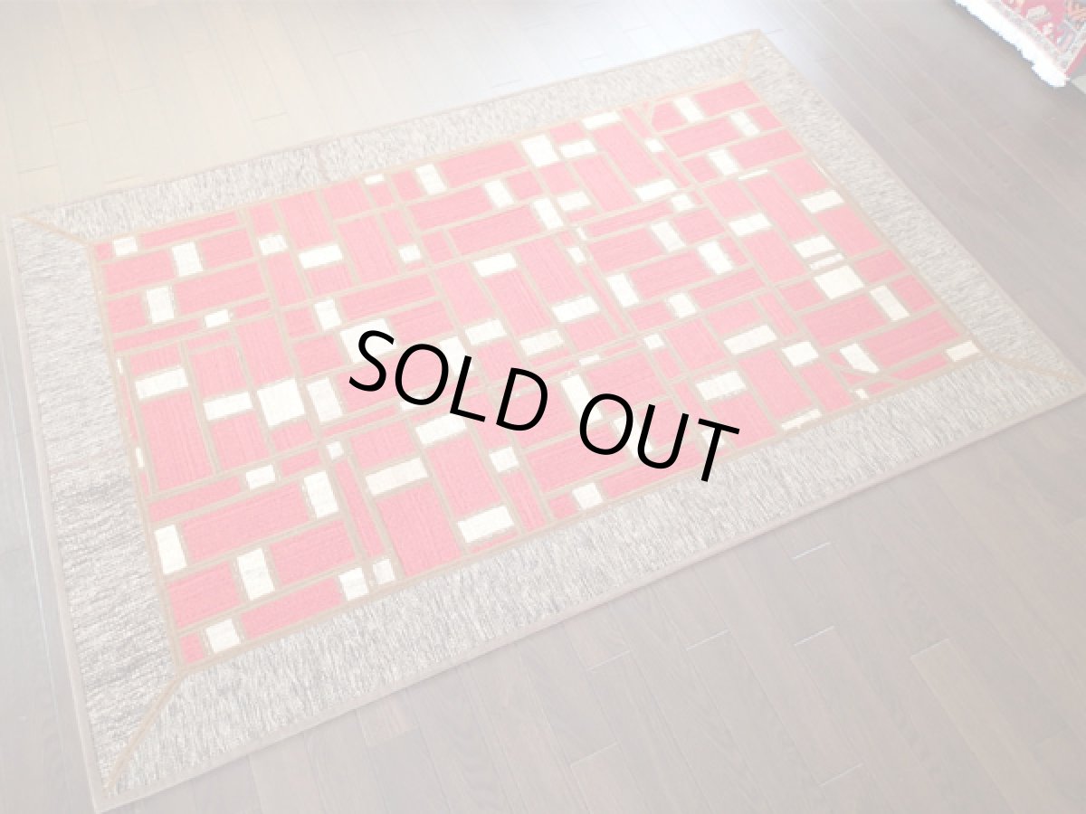 画像3: キリムジャジムパッチワークラグ_センターラグサイズ5388_176×117 (3)