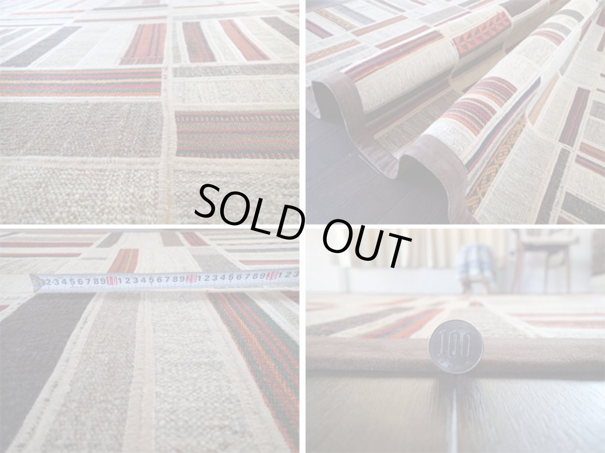 画像5: キリムジャジムパッチワークラグ2809_214×154 (5)