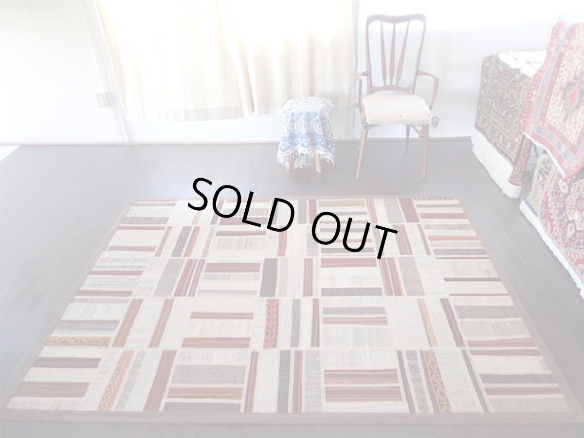 画像2: キリムジャジムパッチワークラグ2809_214×154 (2)