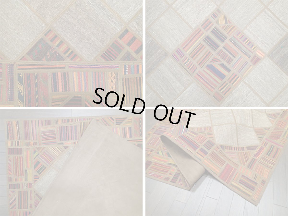 画像4: キリムジャジムパッチワークラグ1791_202×148 (4)