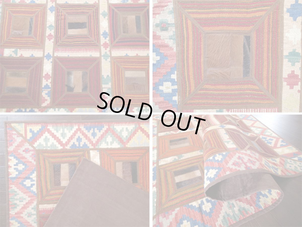 画像4: キリムジャジムパッチワークラグ_センターラグサイズ6314_192×150 (4)