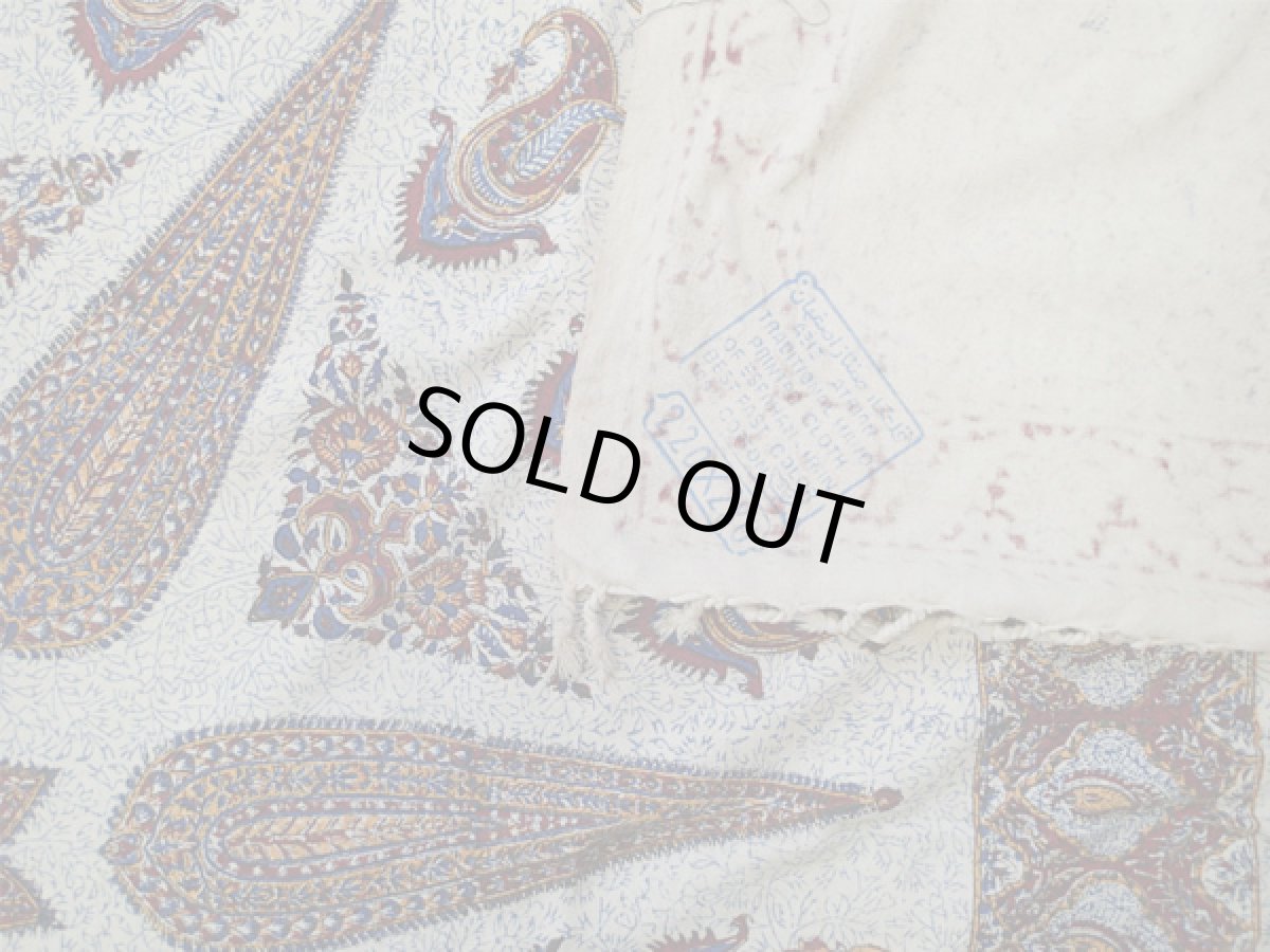 画像5: ペルシャ更紗(さらさ)ガラムカール_ペイズリー2_マルチカバー_220×280 (5)