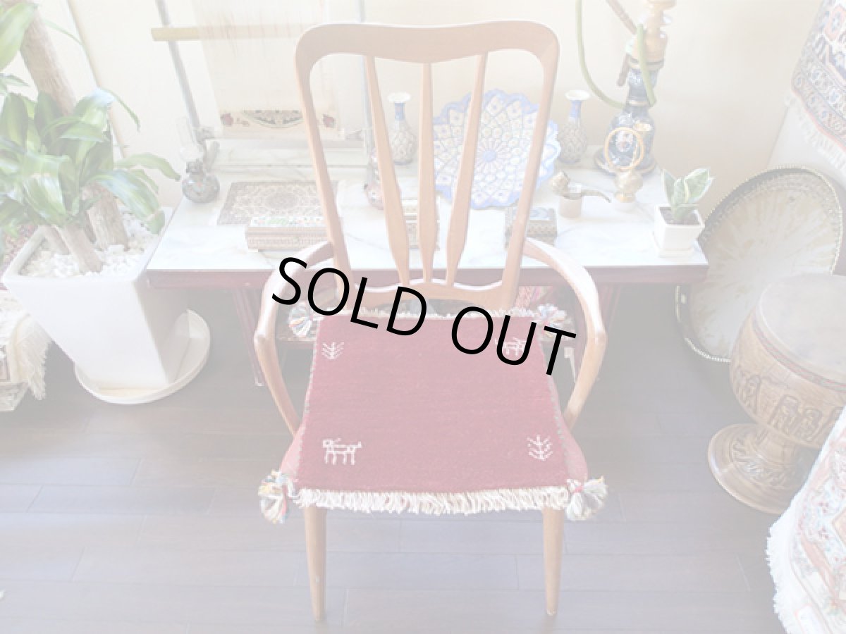 画像3: 座布団サイズミニギャッベ_C18_MiniGabbeh_38×41 (3)