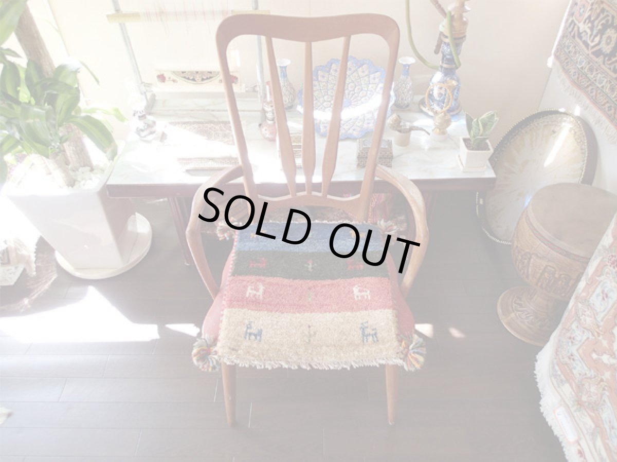 画像3: 座布団サイズミニギャッベ_C45_MiniGabbeh_40x39 (3)