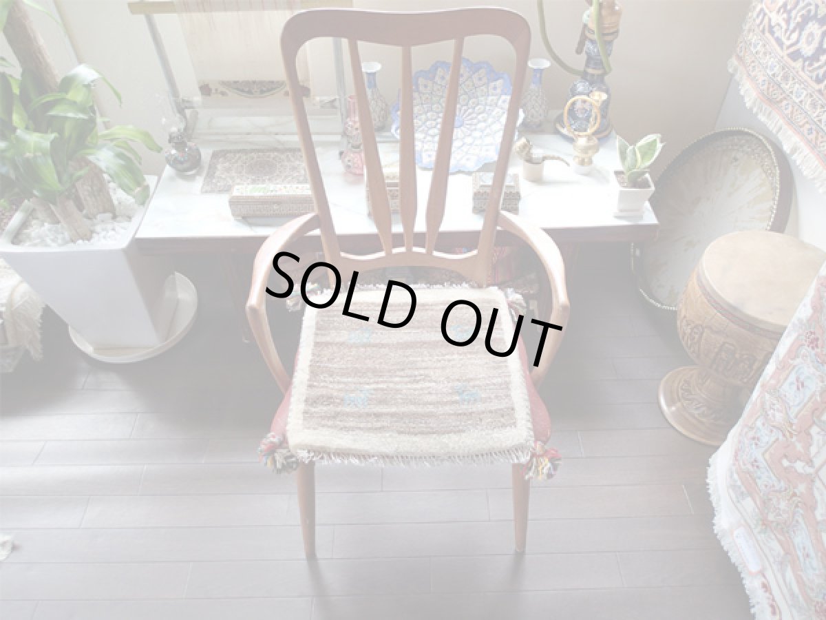 画像3: 座布団サイズミニギャッベ_C48_MiniGabbeh_37x40 (3)