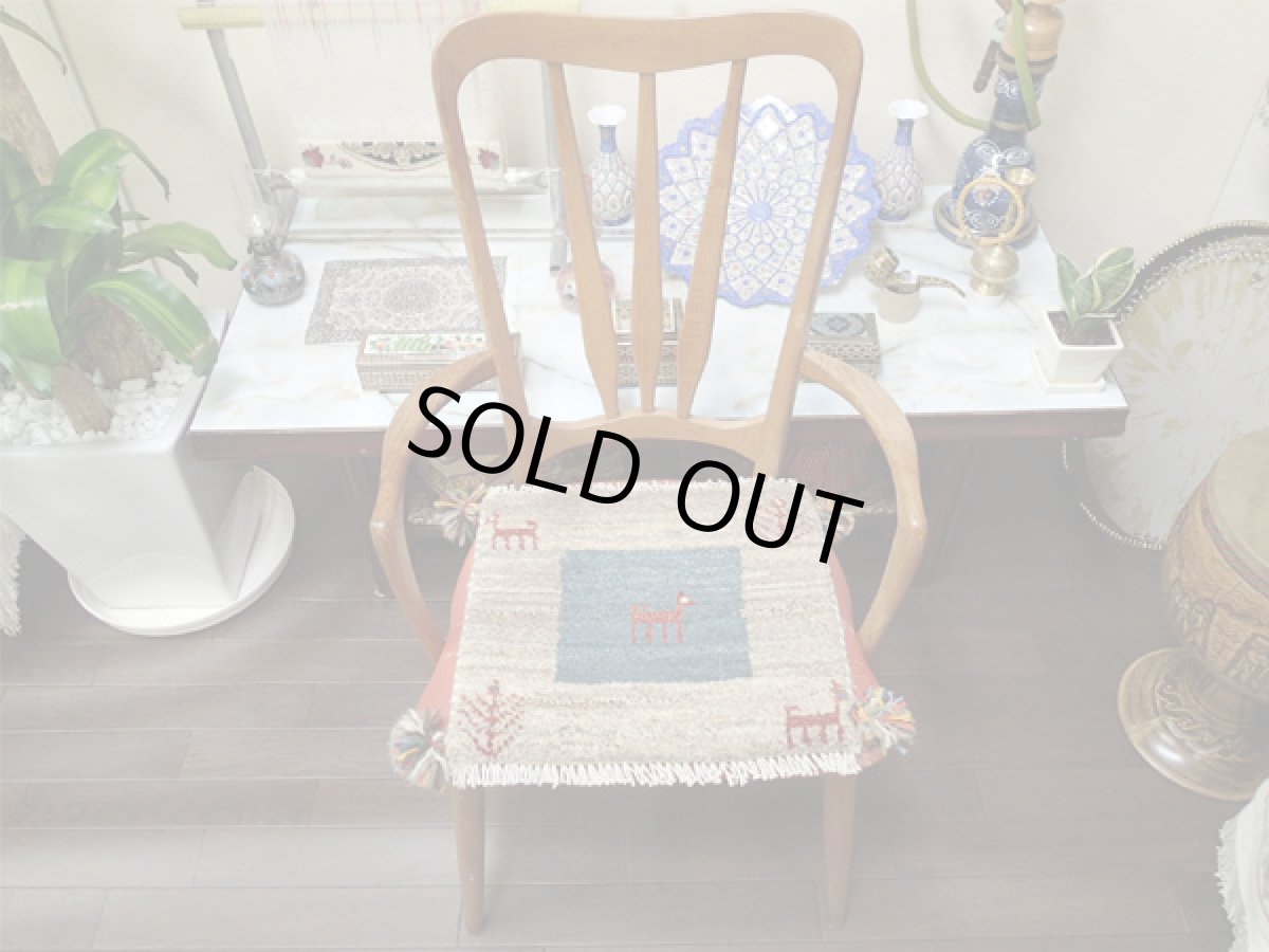 画像3: 座布団サイズミニギャッベ_C43_MiniGabbeh_35x39 (3)