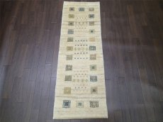 画像2: ランナーサイズギャッベ_D2215_LongGabbeh143×50 (2)