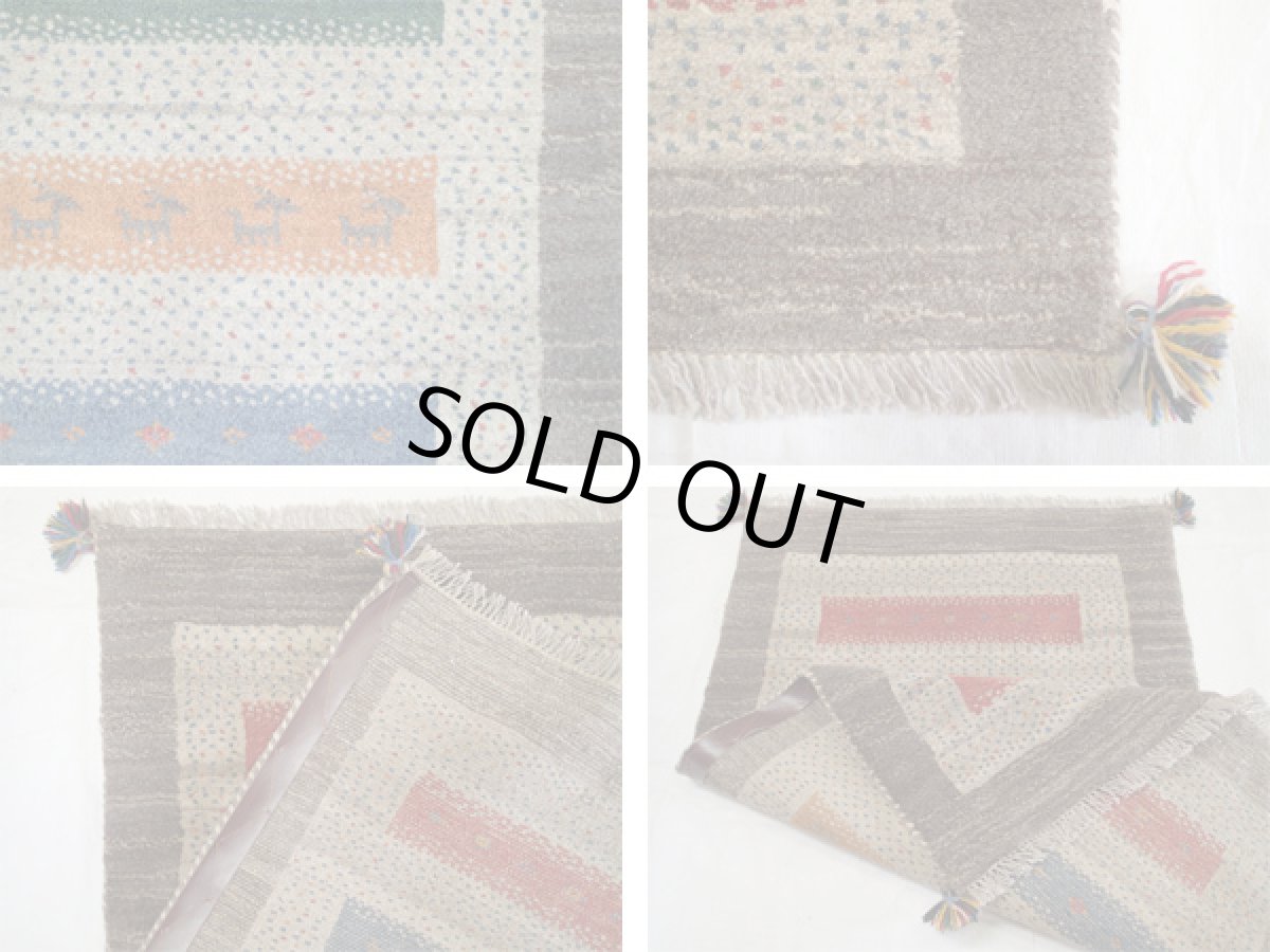 画像4: アクセントラグサイズギャッベ_C111_Gabbeh_120x80 (4)