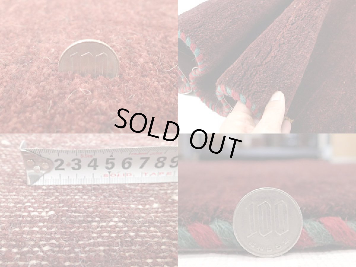 画像5: 手織りペルシャギャッベC117アクセントラグサイズ123×82ハンドメイドラグ (5)