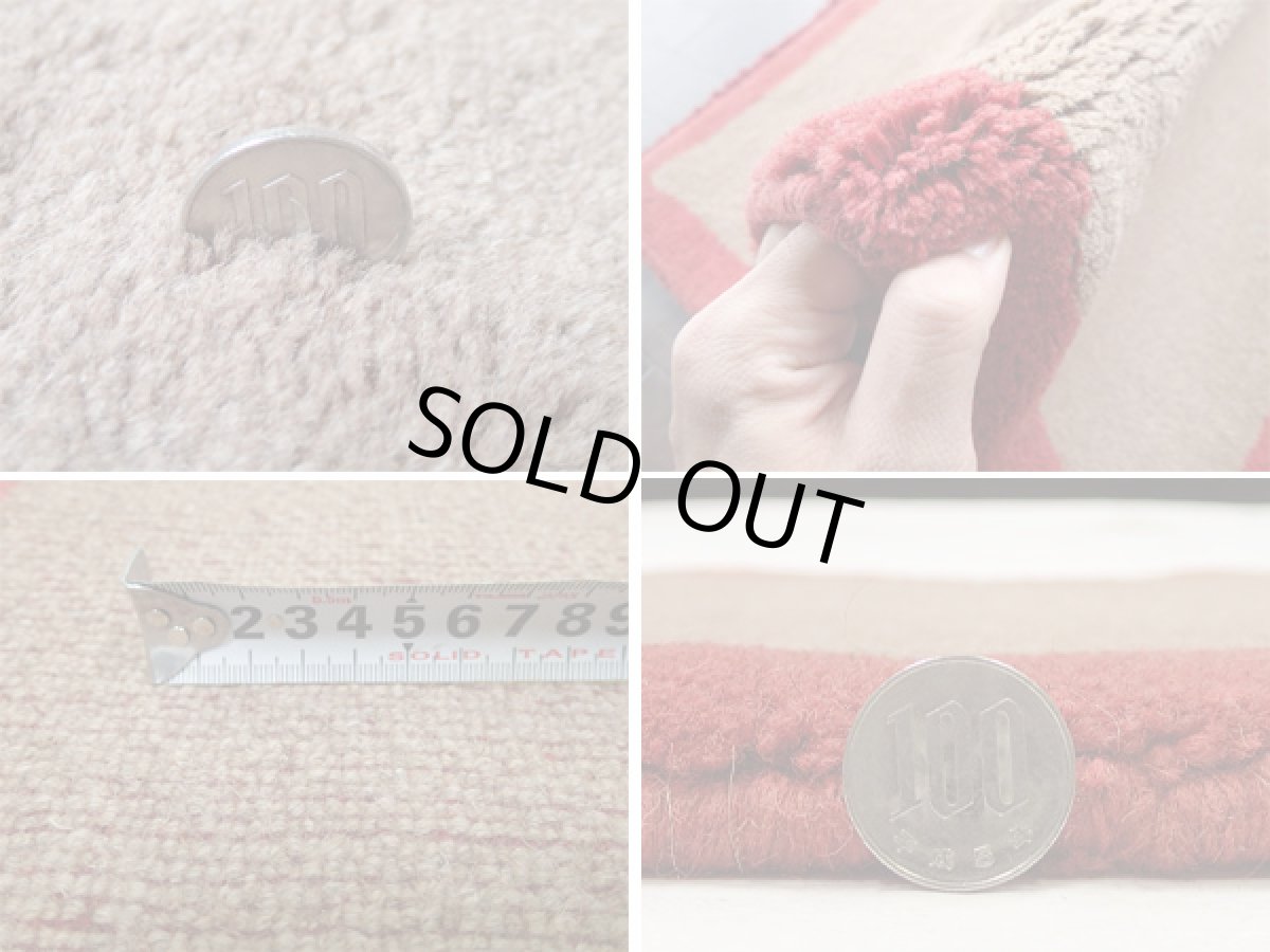 画像5: 玄関マットサイズギャッベ_C62_Gabbeh_90x60 (5)