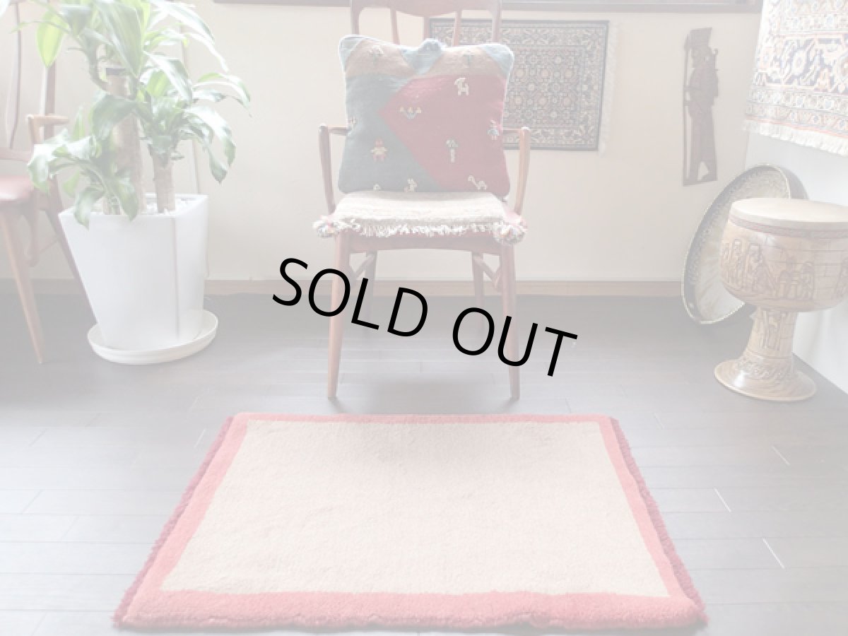 画像3: 玄関マットサイズギャッベ_C62_Gabbeh_90x60 (3)