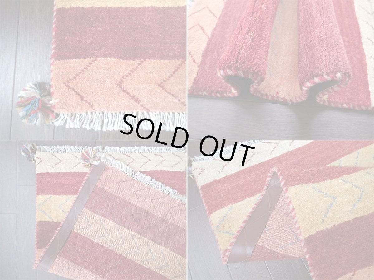 画像4: 玄関マットサイズギャッベ_C93_Gabbeh_93x57 (4)