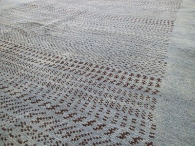 画像2: 手織りペルシャギャッベE111リビングラグサイズ197×155ハンドメイドラグ