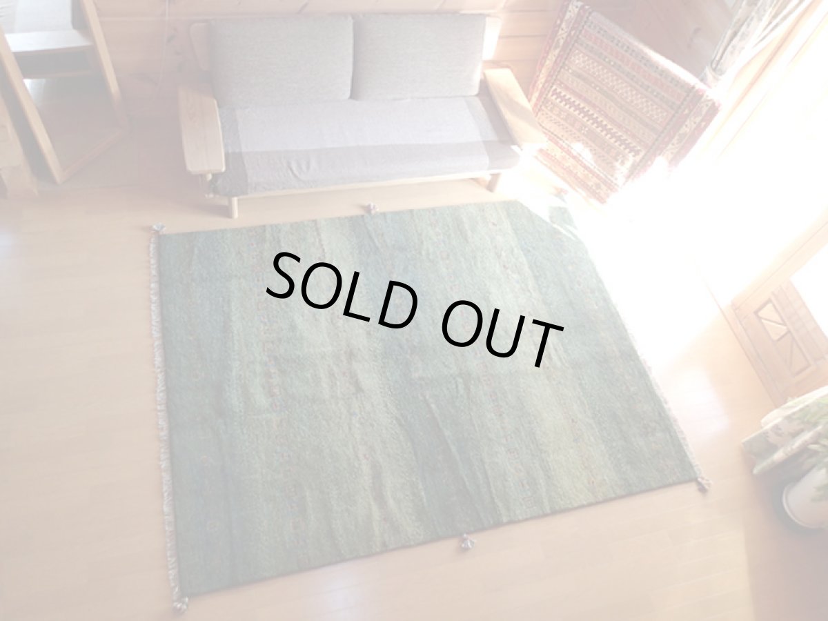 画像3: 手織りペルシャギャッベF12リビングラグサイズ240×180ハンドメイドラグ (3)