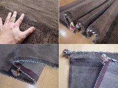 画像4: 手織りペルシャギャッベF17リビングラグサイズ200×150ハンドメイドラグ (4)